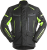 VQuattro X Track Veste textile de moto Noir Jaune 2XL