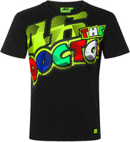 VR46 The Doctor 46 T-shirt,  noir-multicolore,  taille S