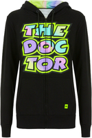 VR46 The Doctor Sweat à capuche pour dames,  noir-multicolore,  taille L pour Femmes