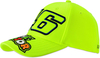 VR46 The Doctor Yellow Cap Jaune unique taille