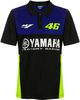 VR46 Yamaha Poloshirt Noir Bleu M